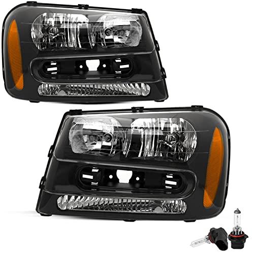 【並行輸入品】JSBOYAT Headlight Assembly with Bulbs Replacement for 2002 2009_1