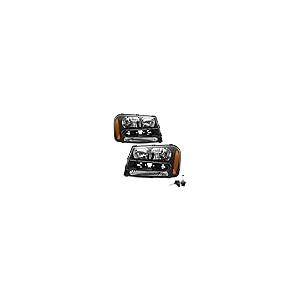 【並行輸入品】JSBOYAT Headlight Assembly with Bulbs Replacement for 2002 2009_2