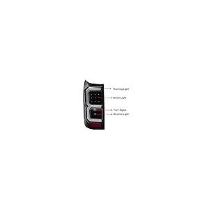 【並行輸入品】 ECOTRIC Tail Lights Compatible with 2007 2013 Toyota Tundra Pick
