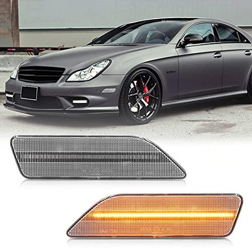 【並行輸入品】NSLUMO Led Side Marker Lights Compatible w/ 2007 2011 W219 Merce_1