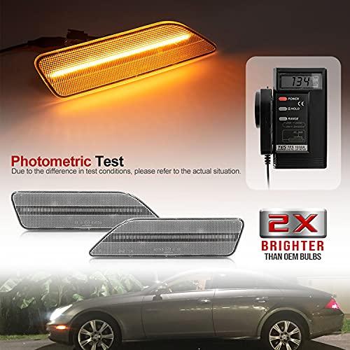 【並行輸入品】NSLUMO Led Side Marker Lights Compatible w/ 2007 2011 W219 Merce_4