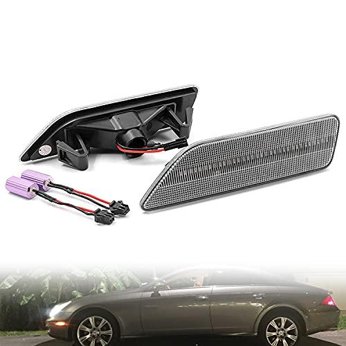 【並行輸入品】NSLUMO Led Side Marker Lights Compatible w/ 2007 2011 W219 Merce_7