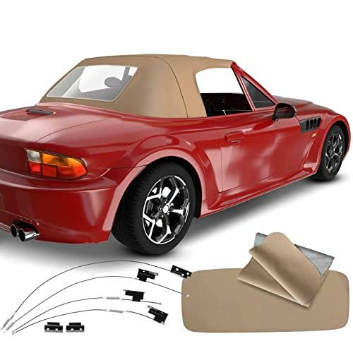 【並行輸入品】A Premium タン コンバーチブル ソフトトップ プラスチックウィンドウ付き BMW E36 シリーズ Z3 1996 19の画像