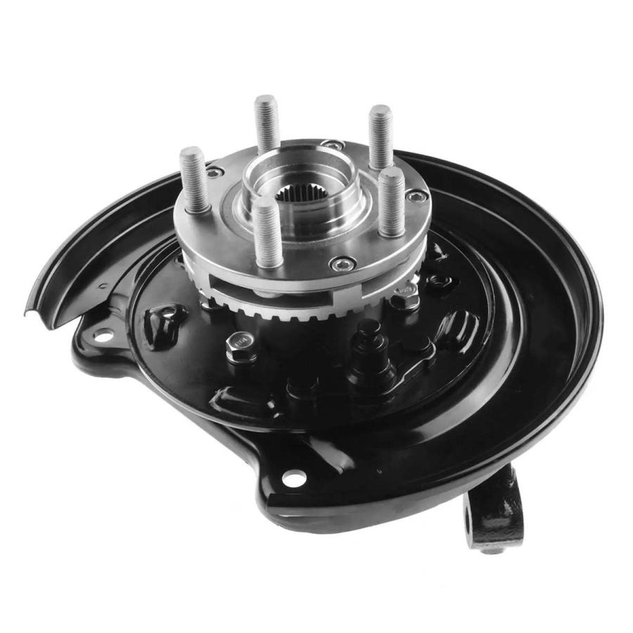 【並行輸入品】AutoShack KN798419 リアステアリングナックル&ホイールベアリングハブアセンブリ 5ラグ運転席側交換用 2001_9