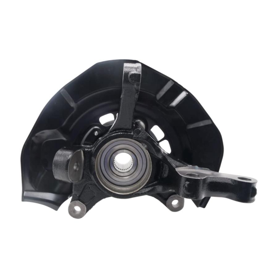 【並行輸入品】AutoShack KN100043 フロントステアリングナックル\u0026ホイールベアリングハブアセンブリ 5ラグABSドライバーサイド_3