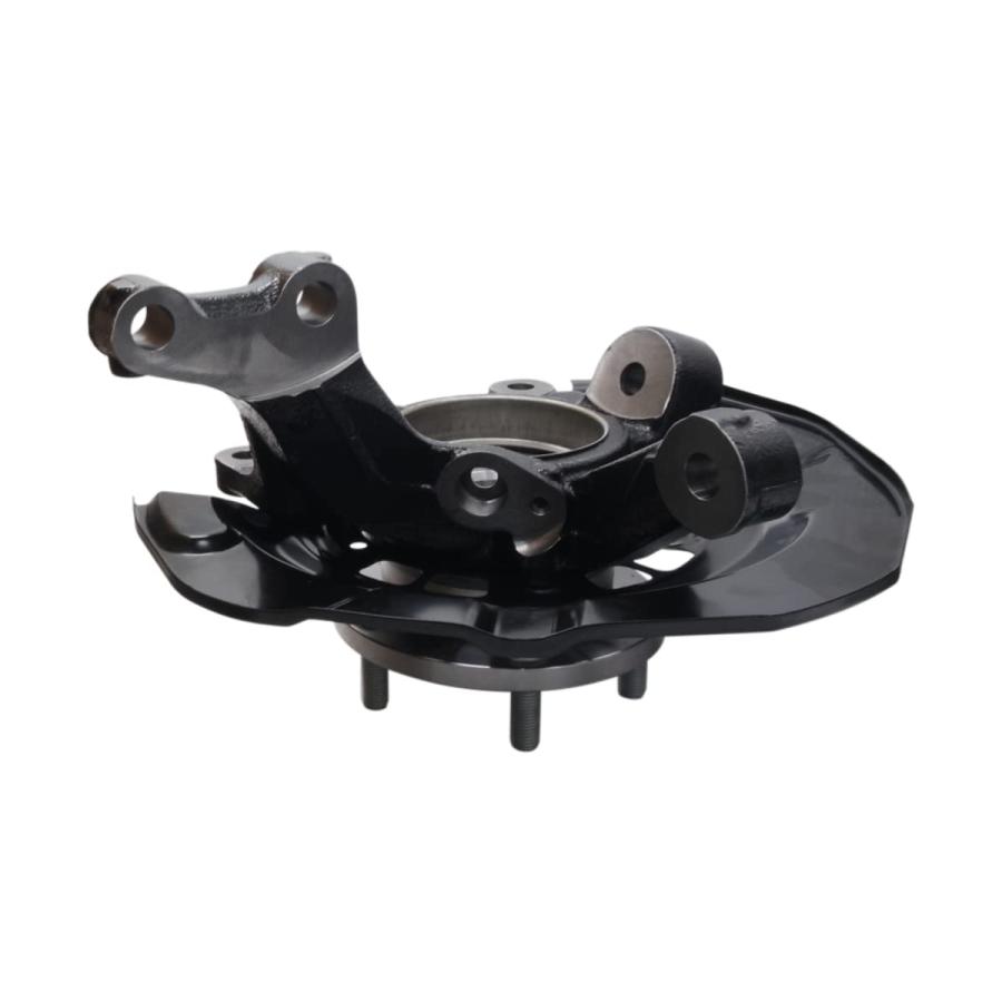 【並行輸入品】AutoShack KN100043 フロントステアリングナックル\u0026ホイールベアリングハブアセンブリ 5ラグABSドライバーサイド_9