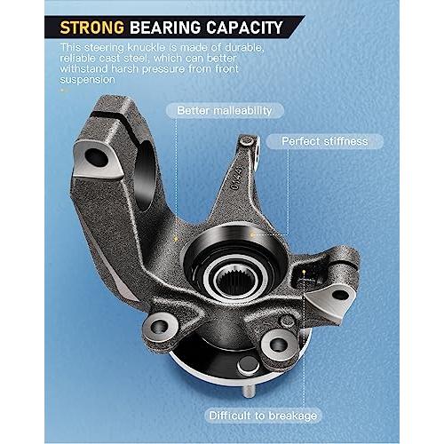 【並行輸入品】OCPTY Wheel Hub Bearing Steering Knuckle Assembly Front Passenge_7