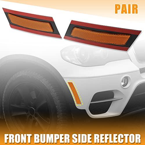 【並行輸入品】X AUTOHAUX ペア フロントバンパー リフレクター サイドマーカー BMW X5 2007 2013 6321716254_4