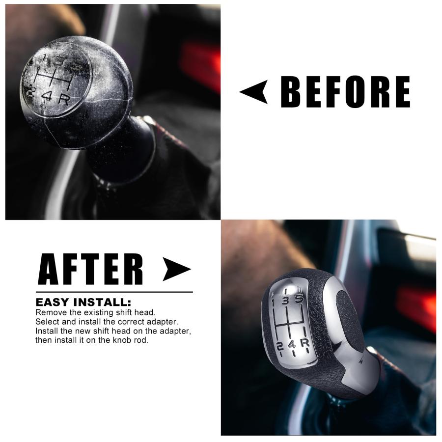並行輸入品】X AUTOHAUX 5 Speed Gear Shift Knob Car Manual
