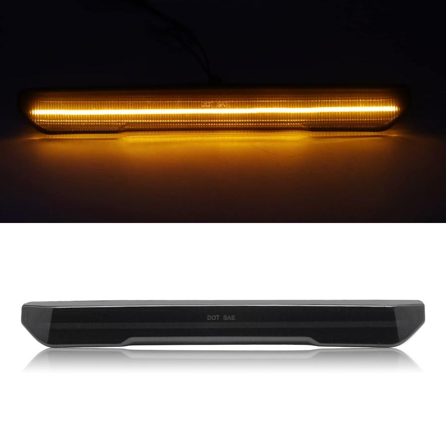 【並行輸入品】Mynoway 4個 LEDサイドマーカーライト 交換用 Sierra 2500HD 3500HD 2020 2024 フロント\u0026の画像