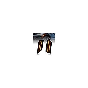 【並行輸入品】runmade 2pcs Front Bumper Fender Side Marker Light Smoked Lens Aの画像
