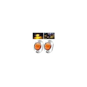 【並行輸入品】YnGia Amber LED Side Marker Lights, Waterproof, Suitable for Mosの画像
