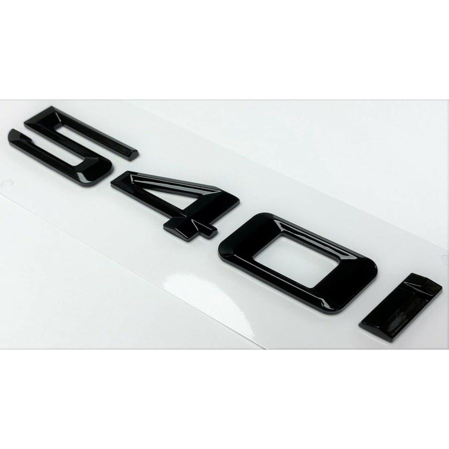 【並行輸入品】Generic Replacement 540 Gloss Black Rear Trunk Emblem Badge for_3