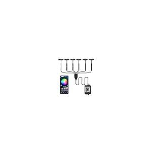 【並行輸入品】Sidaqi Universal 6 in 1 LED Grille Lights with APP Control,DIY R_2