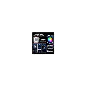 【並行輸入品】Sidaqi Universal 6 in 1 LED Grille Lights with APP Control,DIY R_8