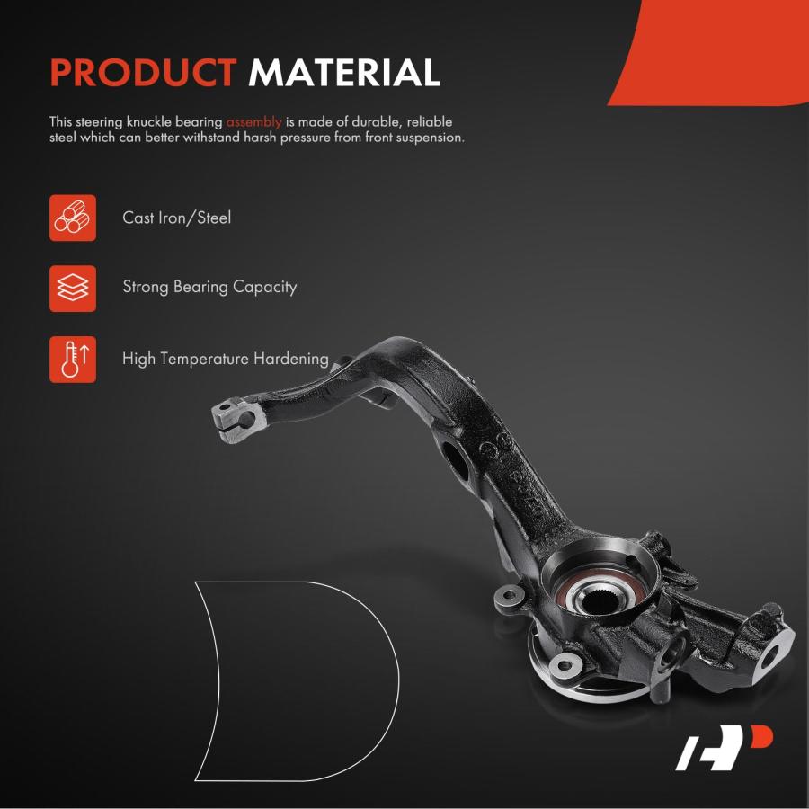 【並行輸入品】A Premium Steering Knuckle Wheel Bearing Assembly Compatible witの画像