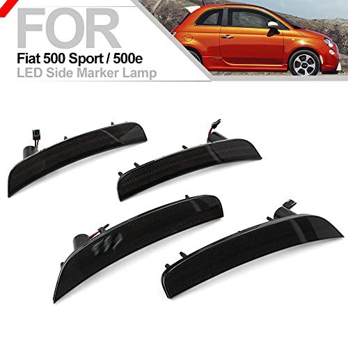 【並行輸入品】4Pcs Full LED Side Marker Lights Front Rear Bumper Sidemarker La_4