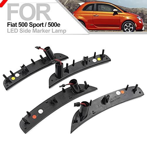 【並行輸入品】4Pcs Full LED Side Marker Lights Front Rear Bumper Sidemarker La_7