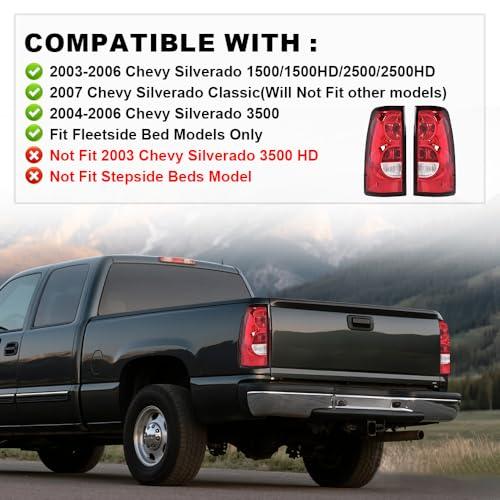 【並行輸入品】 G PLUS Left Driver Side Tail Light Lamp Compatible with Chevy Si