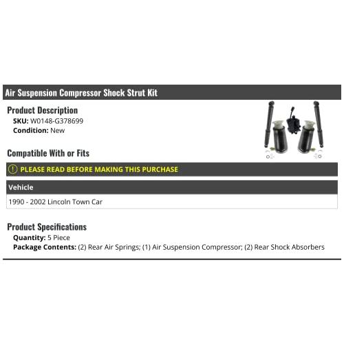 【並行輸入品】Marketplace Auto Parts Rear Air Spring Shock Strut and Suspensioの画像