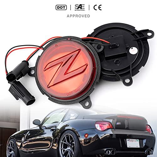 【並行輸入品】NSLUMO LEDリアサイドマーカーリフレクターライト 交換用 2006 2008 B MW Z4 E85 E86 LCI レッ