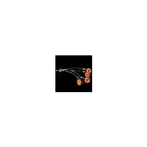 【並行輸入品】Zerone Motorcycle Turn Signal Indicator Lamp， 12V， 4pcs， Amber L_8