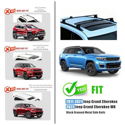 【並行輸入品】 KUAFU Roof Rack Cross Bars Compatible with 2011 2022 Jeep Grand