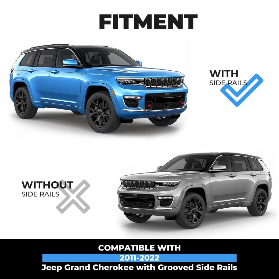 【並行輸入品】 KUAFU Roof Rack Cross Bars Compatible with 2011 2022 Jeep Grand