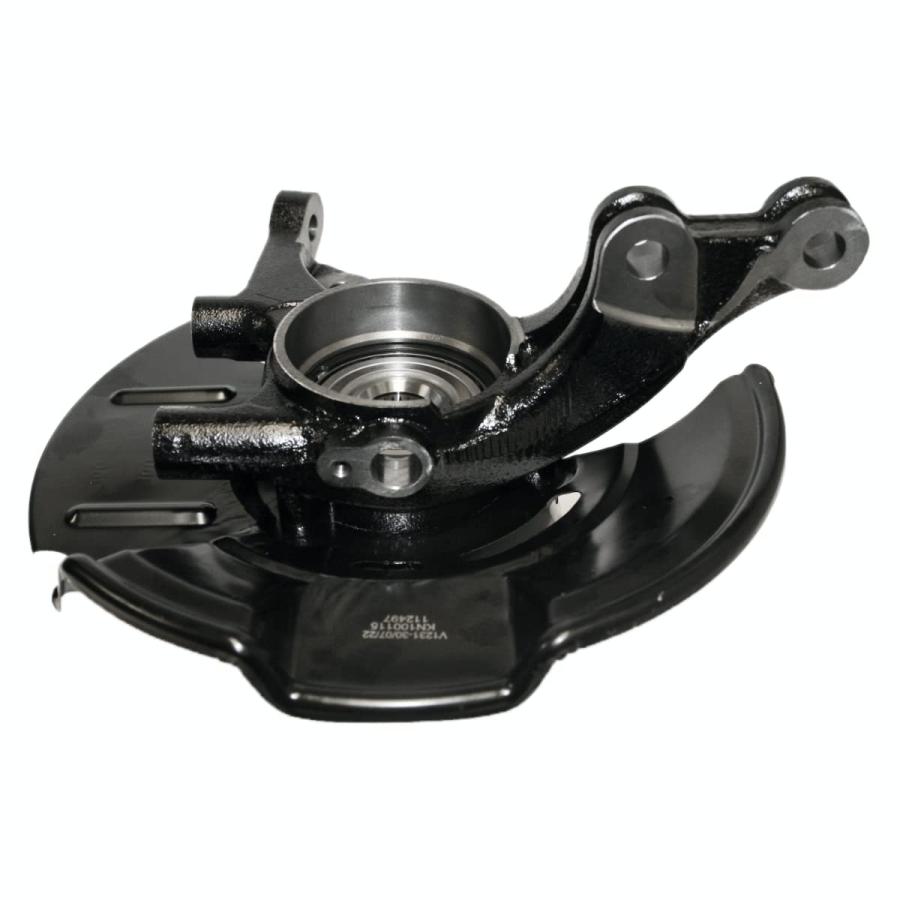 【並行輸入品】AutoShack KN100115PR フロントステアリングナックル\u0026ホイールベアリングハブアセンブリ 5ラグABSドライバーとの画像