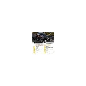 【並行輸入品】POPMOTORZ LED シーケンシャル ダイナミック ミラー ウインカー ライト、2 パック (LH+RH) LED アンバーの画像