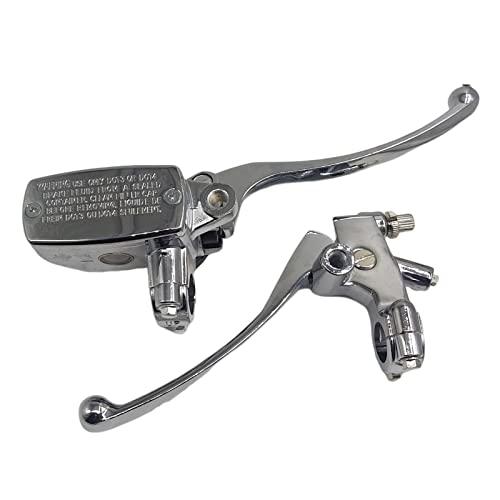 【並行輸入品】XDF 7/8インチ 22mm ハンドルバーブレーキマスターシリンダー クラッチレバー 左クラッチ 右ブレーキマスターシリンダー_1