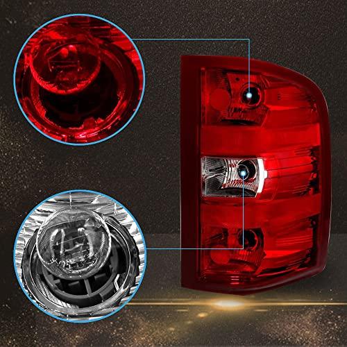 【並行輸入品】Julypanda Taillights fit 2007 2014 Chevy Silverado Replacement O_4