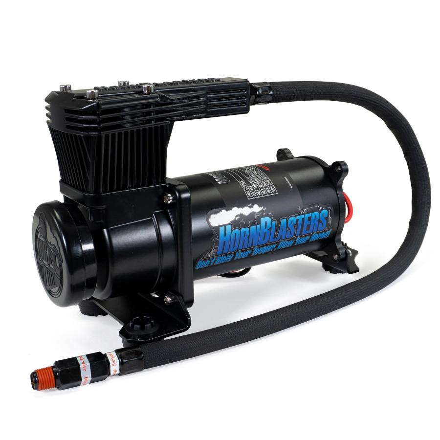 【並行輸入品】HornBlasters 3Q Stealth Black Quiet Air Compressorの画像