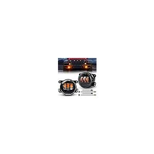 【並行輸入品】Nilight 4 Inch LED Fog Light Assembly Compatible with 2007 2008_2