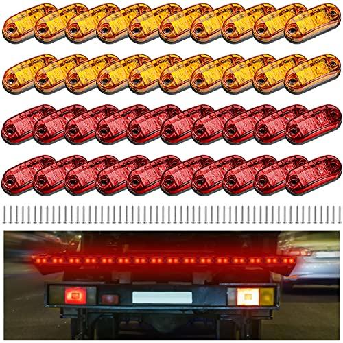 【並行輸入品】40 Pcs 2.5 Inch 2 Diode Trailer Marker Lights Waterproof Sealedの画像