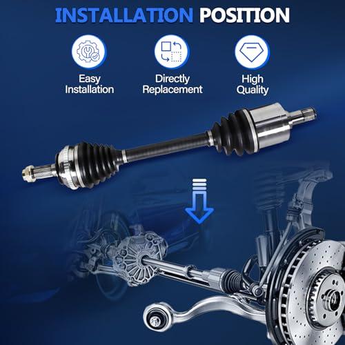 並行輸入品】Maxfavor Front Left CV Axle Shaft Assembly Compatible