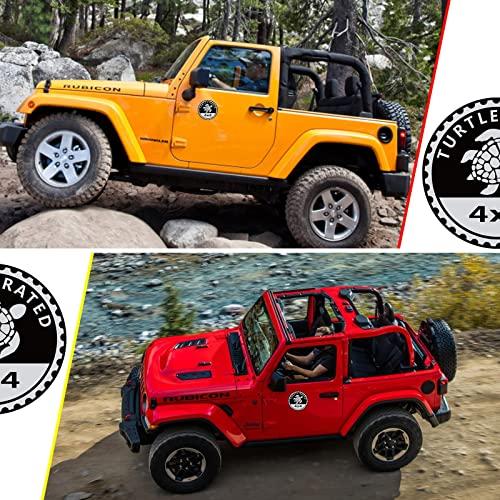 【並行輸入品】タートルバッジ定格カーエンブレム、4 x 4メタル自動車バッジ3Dメタルカーバッジエンブレムラウンドエンブレムデカールカーバッジデの画像