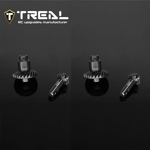 【並行輸入品】Treal Harden Steel Diff Ring&Pinion Gear Set 12T/24T Compatible_7
