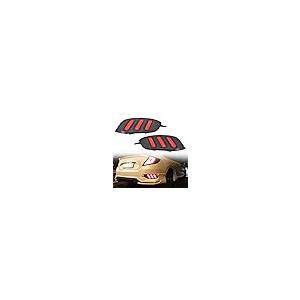 【並行輸入品】Silscvtt Red Rear Bumper Reflector Lamps Replacement for 2016 20_5