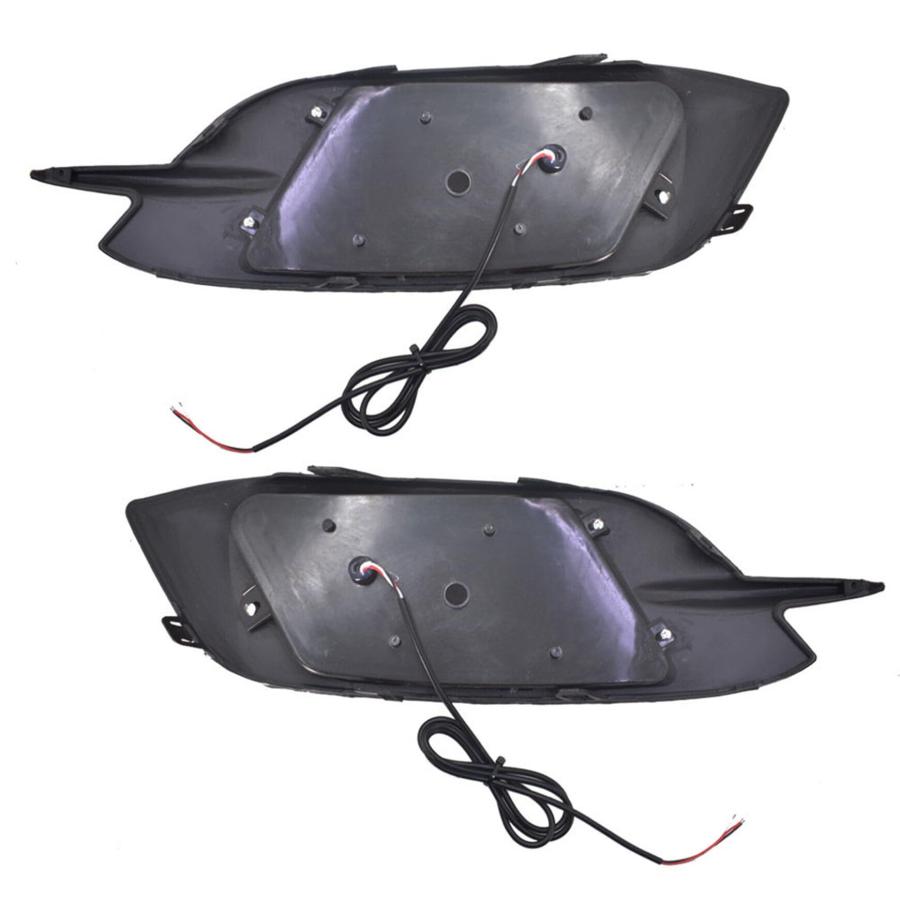 【並行輸入品】Silscvtt Red Rear Bumper Reflector Lamps Replacement for 2016 20_9