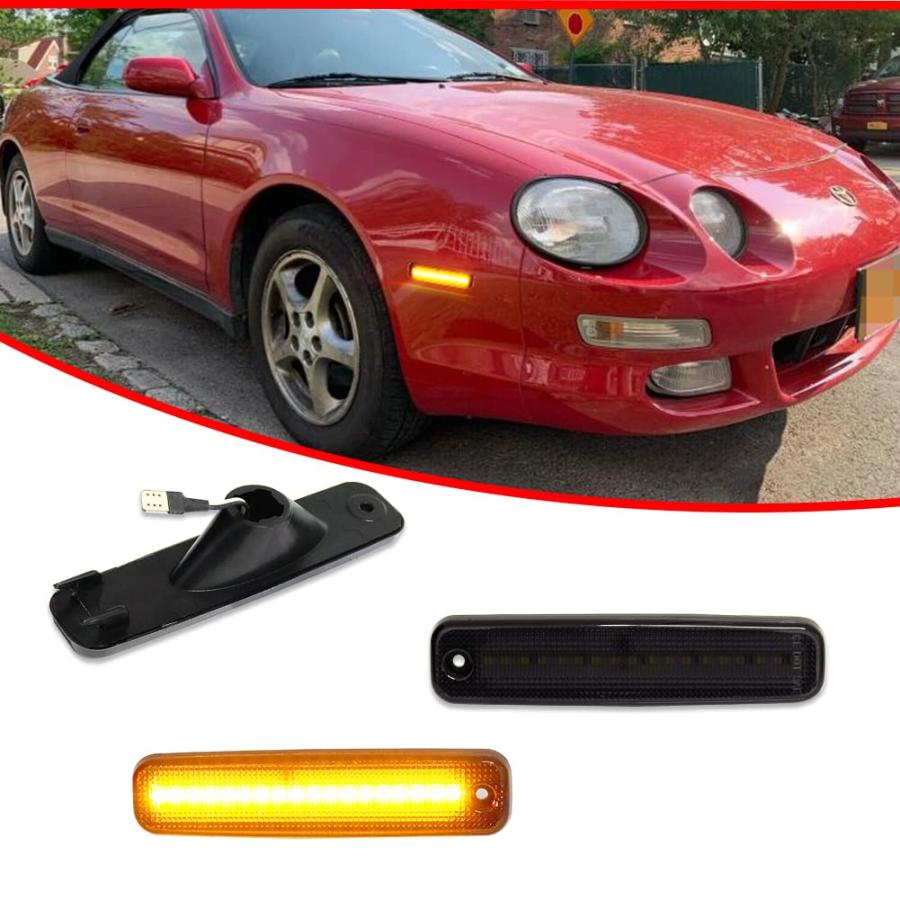 【並行輸入品】KENRTIR スモークレンズ アンバー LEDランプ 1994 1995 1996 1997 1998 1999 トヨタ セリカ_6