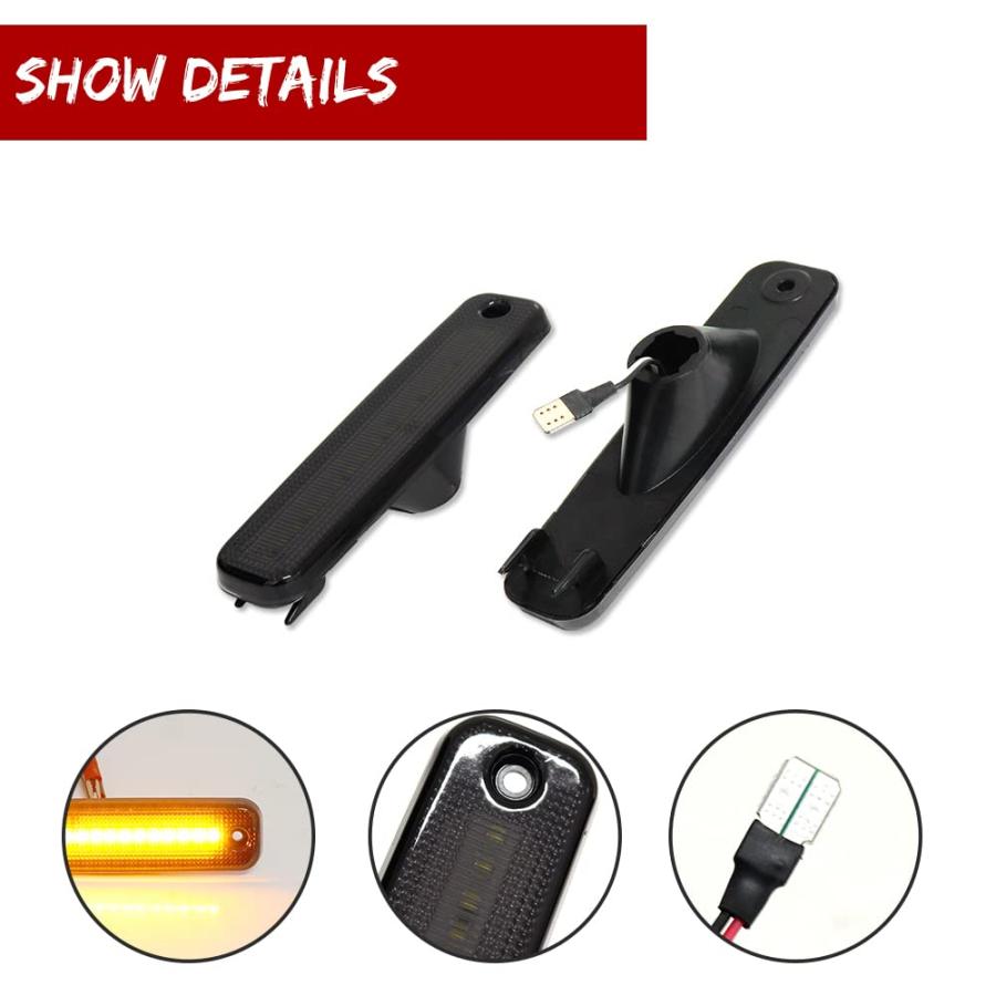 【並行輸入品】KENRTIR スモークレンズ アンバー LEDランプ 1994 1995 1996 1997 1998 1999 トヨタ セリカ_9