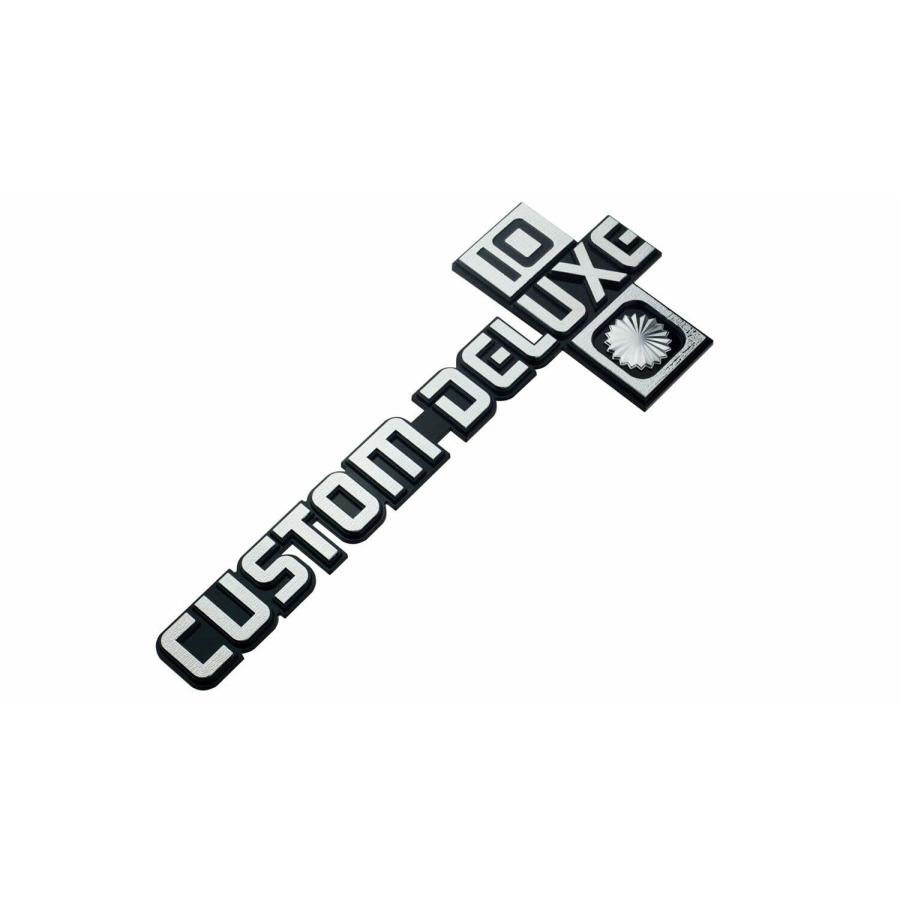 【並行輸入品】ペアセット カスタム デラックス 10 エンブレム 3D バッジ 14051845 インサート 交換用 1981 1988 ピック_6