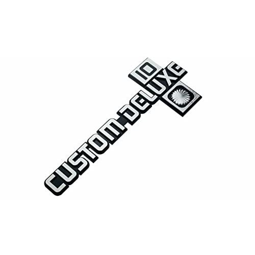 【並行輸入品】ペアセット カスタム デラックス 10 エンブレム 3D バッジ 14051845 インサート 交換用 1981 1988 ピック_7