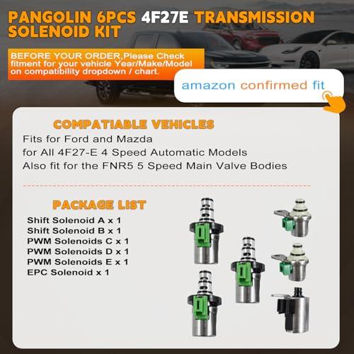 【並行輸入品】PANGOLIN 6pcs 4F27E Transmission Solenoid Kit for Mazda 2 3 5 6_4