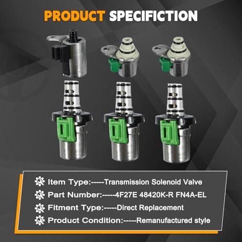 【並行輸入品】PANGOLIN 6pcs 4F27E Transmission Solenoid Kit for Mazda 2 3 5 6_7