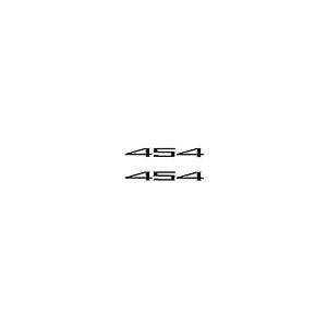 【並行輸入品】1970 1972 Corvette C3 454 Hood Numeral Emblems Pairの画像