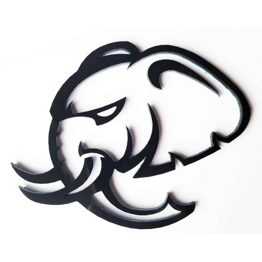 【並行輸入品】2X Elephant Hellephant 426 Badge Emblem Logo Compatible with Chaの画像