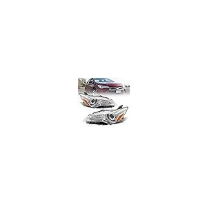【並行輸入品】AXLAHA 2015 2017 カムリ ヘッドライトアセンブリ 2015 2016 2017 トヨタ カムリ クロームハウジング_2