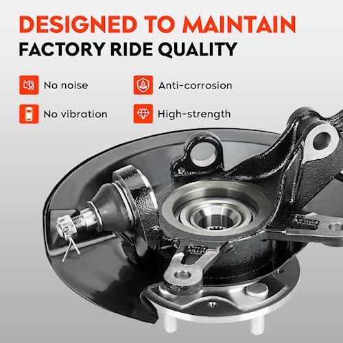 【並行輸入品】ステアリングナックル\u0026ホイールベアリングハブアセンブリ ホンダ シビック 2003 2004 2005 1.7L V4, 698の画像